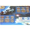 Image 1 : 1975 US Mint Coin Set Commerating Apollo/C0103, P,D&S Mints, UNC W/Postal Stamp Dated 1991