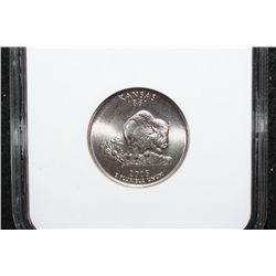 2005-D Kansas State Quarter; NGC Graded MS67; SMS