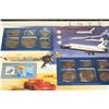 Image 1 : 1977 US Mint Coin Set Commerating Enterprise, P,D&S Mints, UNC W/Postal Stamps Dated 1994