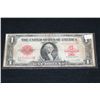 Image 1 : 1923 United States Note $1, Red Seal, Large Washington Bill