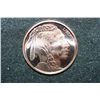 Image 1 : 2012 "Buffalo Nickel" Copper Round; .999 Fine Copper 1 Oz.