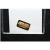Image 2 : American Precious Metals Exchange Gold Ingot; .999 Fine Gold 1 Gram