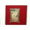 Image 2 : 1983 First Day Issue 22K Gold Replica Stamp W/Postal Stamp; Science and Industry Partners in America