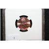 Image 2 : 2010 First Day Issue Union Shield Penny; NGC Graded Brilliant Uncirculated