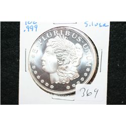 "Silver Morgan" Silver Round; .999 Fine Silver 1 Oz.