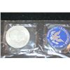 Image 1 : 1971-S Eisenhower $1 Coin; 40% Silver, UNC