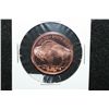 Image 2 : Golden State Mint "Buffalo Nickel" Copper Round; .999 Fine Copper 1/4 Oz.