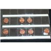 Image 2 : 1993D-1996S Proof Lincoln Cent Sheet, Incomplete, Lot of 7
