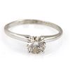 Image 1 : Certified Round SI2, K Solitaire Ring 0.82 ctw