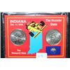 Image 1 : 2002 Indiana State Quarter Set, P&D Mints