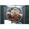 Image 1 : 2012 "Mercury Dime" Copper Round; .999 Fine Copper 1 Oz.