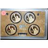 Image 2 : US Mint Presidential $1 Coin Proof Set; Harrison, Tyler, Polk & Taylor