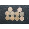 Image 1 : Indian Head One Cent; Various Dates & Conditions; Lot of 10