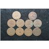 Image 2 : Indian Head One Cent; Various Dates & Conditions; Lot of 10