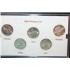 Image 1 : 2004-P US Mint State Quarter Set; BU, Platinum Layered