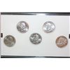 Image 2 : 2004-P US Mint State Quarter Set; BU, Platinum Layered