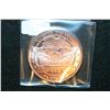 Image 2 : 2012 "Buffalo Nickel" Copper Round; .999 Fine Copper 1 Oz.