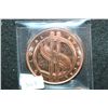 Image 1 : Barter is Better Copper Round-Buy Local Go Local; .999 Fine Copper 1 Oz.