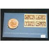 Image 1 : 1972 George Washington American Revolution Bicentennial Commerative Medal W/Postal Stamps First Day 