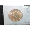 Image 2 : 1976 Thomas Jefferson American Revolution Bicentennial Commerative First Day Cover Medal W/Postal St