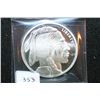 Image 1 : Golden State Mint "Buffalo Nickel" Silver Round; .999 Fine Silver 1 Oz.