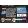 Image 2 : 2000 Massachusetts State Quarter Colorized Set; P&D Mints