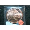 Image 1 : 2012 "Buffalo Nickel" Copper Round; .999 Fine Copper 1 Oz.