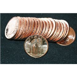 Copper Round; Roll, Lot of 20