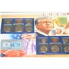 Image 1 : 1979 US Mint Coin Set Commerating Diplomatic Relations W/China, UNC, P,D&S Mints W/Postal Stamps Dat