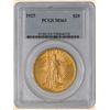 Image 1 : 1925 $20 St. Gaudens MS63 PCGS