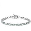 Sterling Silver Aquamarine Bracelet