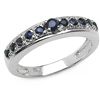 Sterling Silver Genuine Blue Sapphire Ring