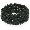 Stonique Creations Black Onyx Chip Multi-row Stretch Bracelet