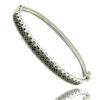 Image 1 : Sterling Silver Marcasite Line Bangle Bracelet