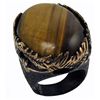 Bronze Tiger's Eye Cocktail Ring