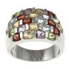 Image 1 : La Preciosa Sterling Silver Multi-Colored Gemstone Ring