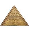 Image 1 : Architectural Antique Gilded Temple Roof Gable (ANT-360)