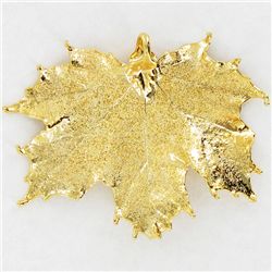 Gold Filled Maple Leaf Pendant (JEW-3873)