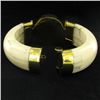 Image 3 : 680ct Bone & Ruby Zosite Bangle Bracelet (JEW-3846)