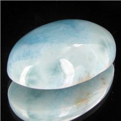 36.75ct Rare Carribean Larimar Cabochon (GEM-45608)