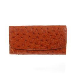 Ladies Ostrich Hide Skin Wallet  (ACT-052)