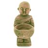 Image 1 : Handcrafted Cast Sandstone Monk Candle Holder (CLB-1030)