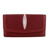 Image 1 : Ladies Stingray Hide Clutch Purse Wallet (ACT-331)