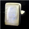 Image 1 : 64.81twc Moonstone Sterling Ring (JEW-2786)