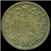 Image 2 : 1953 Spain 1p XF DDO Error RARE (COI-10305)