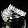 Image 2 : 24.33twc Lab Diamond White Gold Vermeil/925 Ring (JEW-3969)