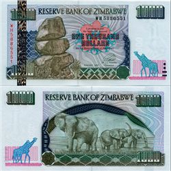 2003 Zimbabwe $1000 Note Crisp Unc (CUR-07132)