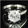 Image 1 : 13.95twc Lab Diamond White Gold Vermeil/925 Ring (JEW-3960)