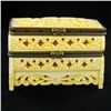 Image 1 : Chinese Handcarved Bone Double Gem Box (CLB-853)