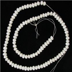 Genuine Fresh Water Pearl Round Beads 16  Strand (JEW-3811)